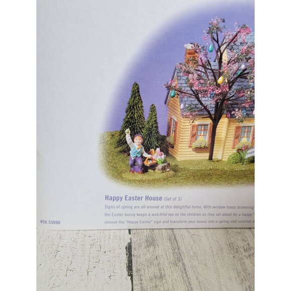 Dept 56 55090 Happy Easter House spring village accessory Accessories - Picture 12 of 12